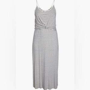 BP. Center Twist Striped Maxi Dress